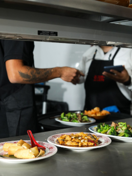 Platillo de cocina china Jin Long